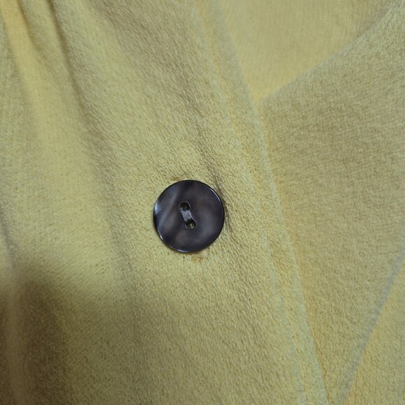 Jones New York Collection Women's Cardigan Top Blouse Size S Yellow (40) - Picture 10 of 10